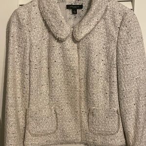 Ann Taylor White Suit